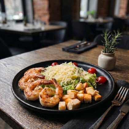 Цезарь с креветками