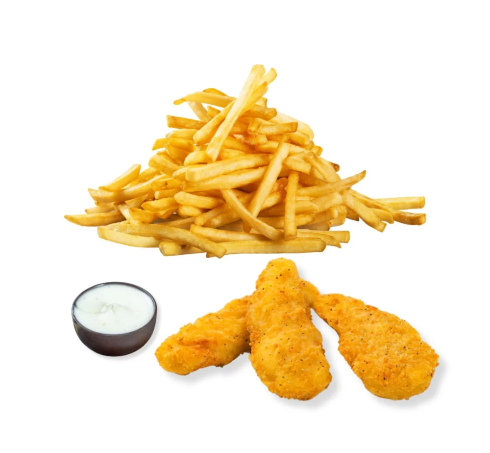 Комбо Стрипсы, картофель фри + соус