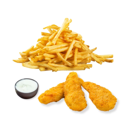 Комбо Стрипсы, картофель фри + соус