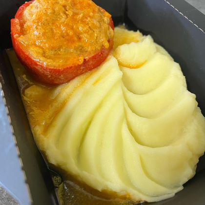 Перец фаршированный  с пюре