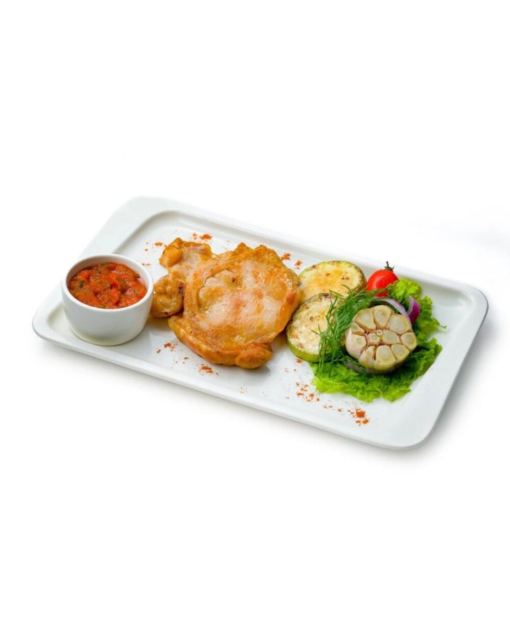 Куриное бедро на гриле