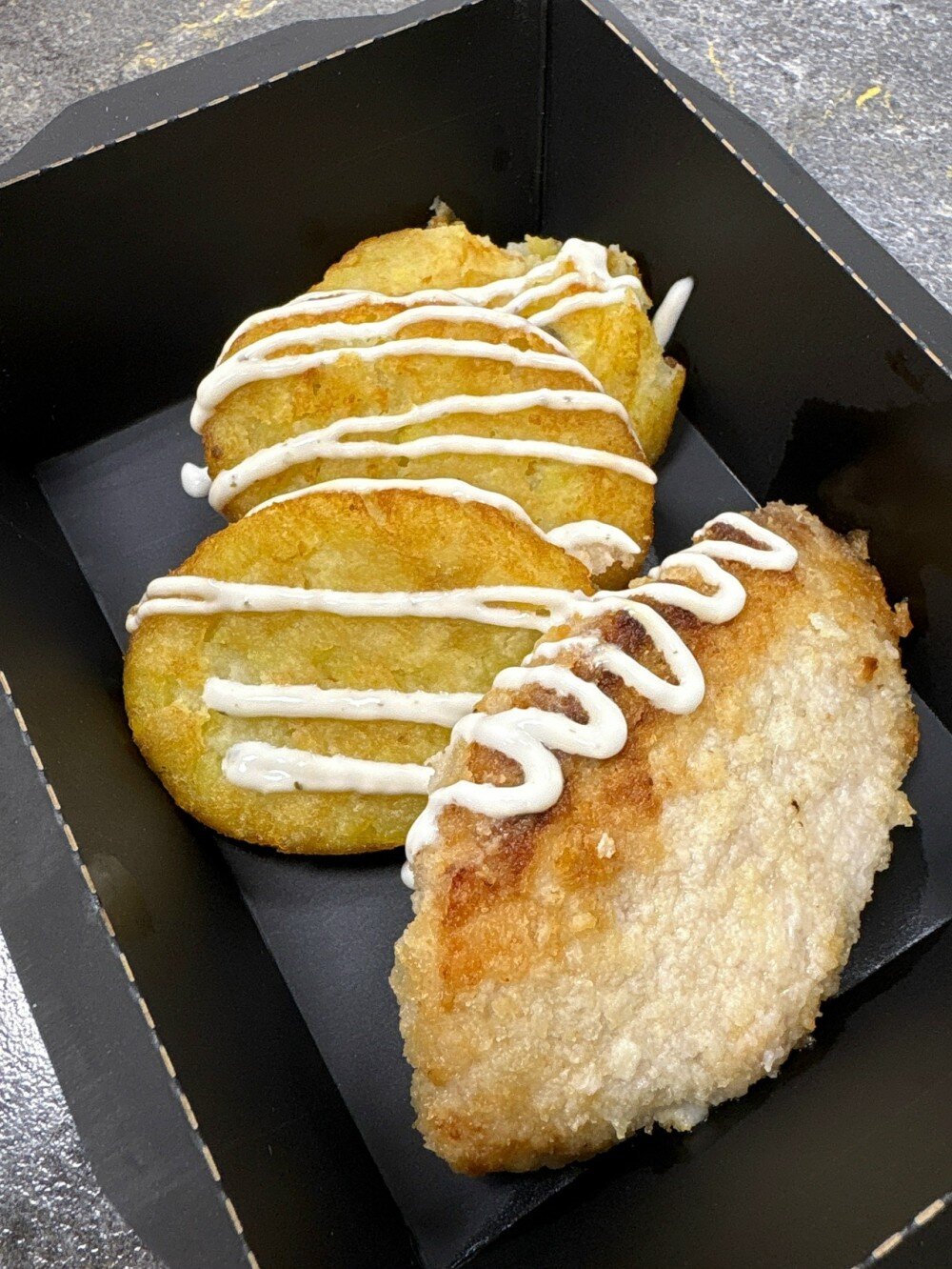 Домашняя котлета с картофельными котлетами