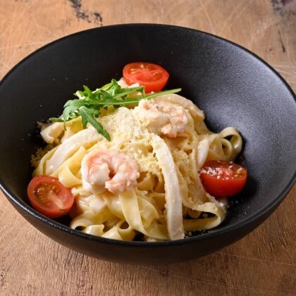 Паста с креветками