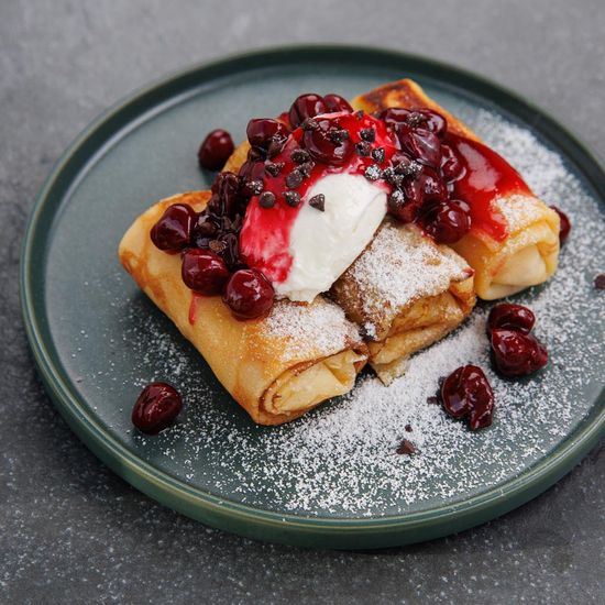 Блинчики с фермерским творогом