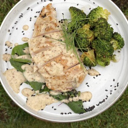 Куриная грудка с брокколи