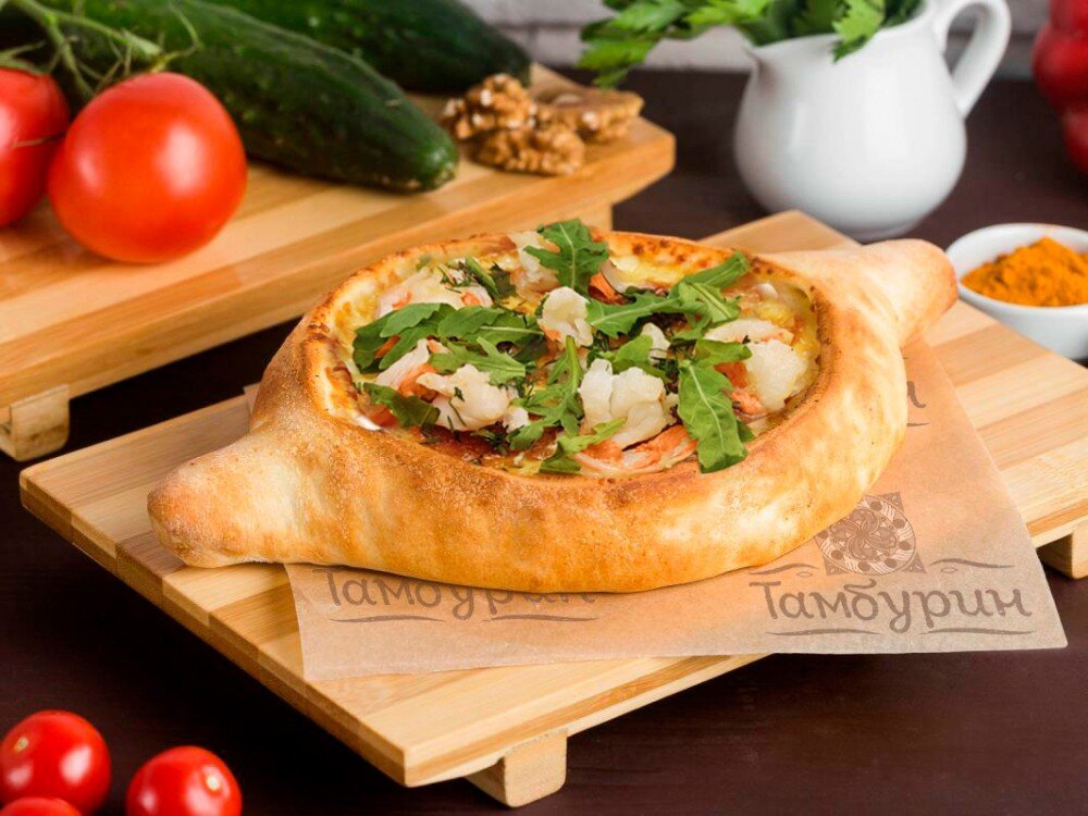 Хачапури с креветкой