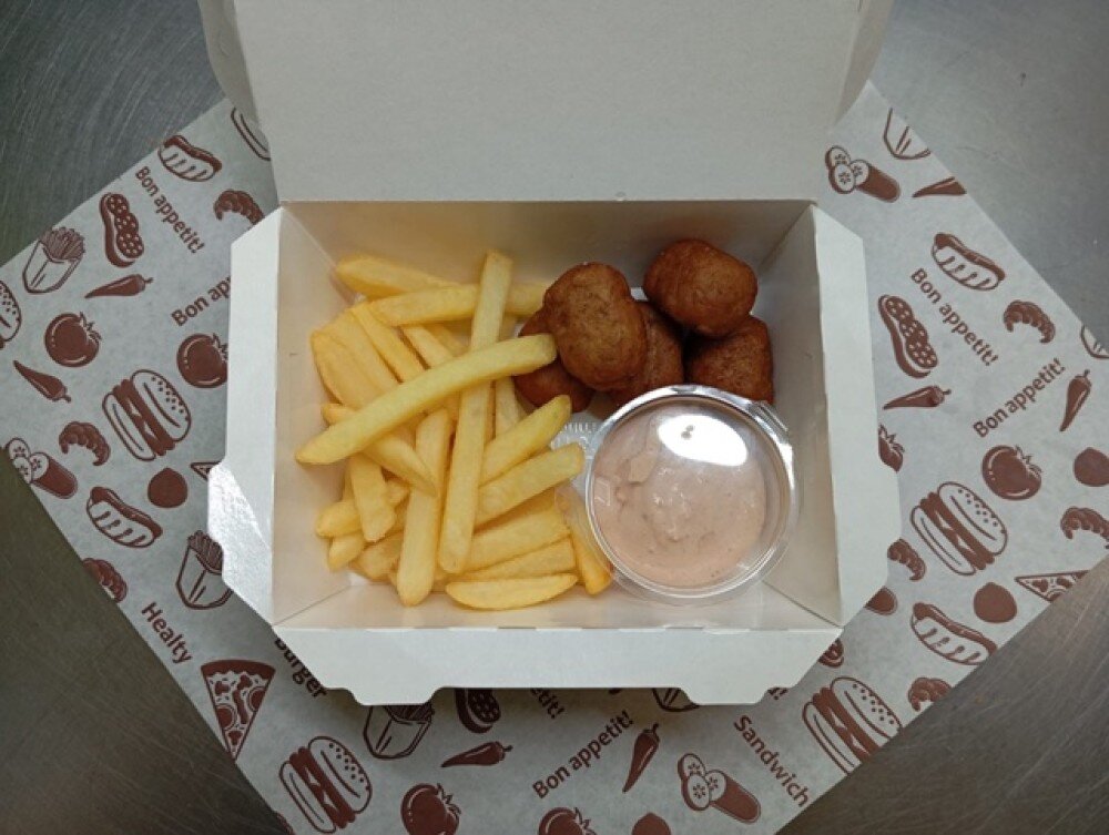 Школьный бокс с фрикадельками