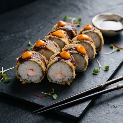 Хрустящая креветка темпура