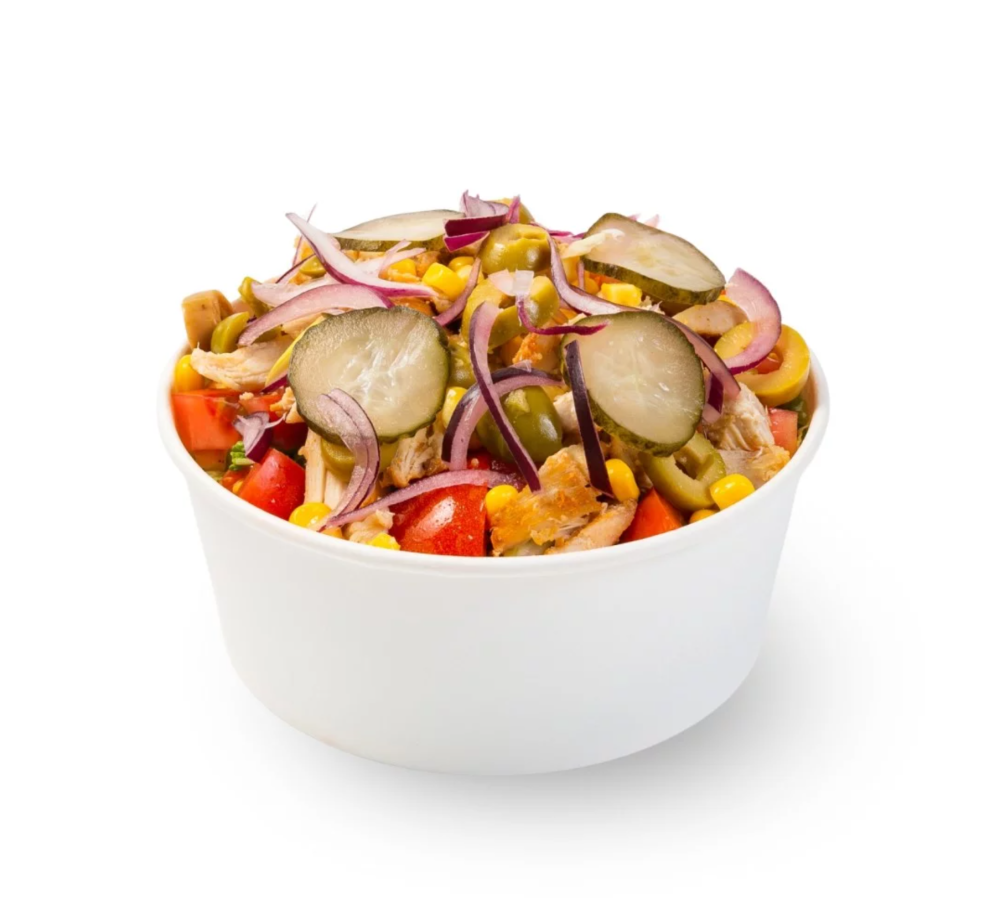 Салат микс с курицей