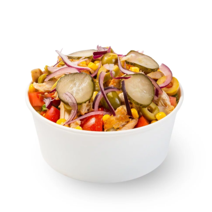 Салат микс с курицей